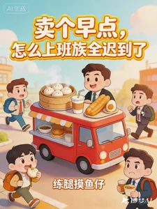《卖个早点，怎么上班族全迟到了》小说封面